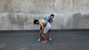 Борцовская качка с напарником