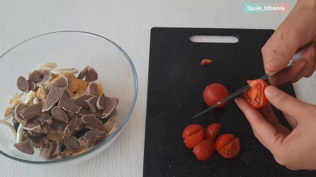 Королевский салат. Royal Salad / Хан немесе Пирамида салаты #салатсмайонезом #вкусноиполезно #рецеп