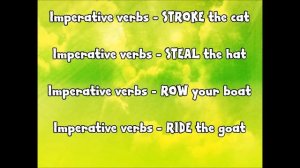 The Imperative Verbs Song