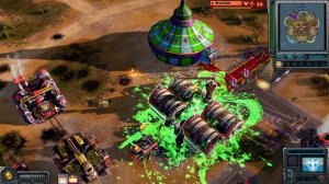 Эпическая баталия пяти игроков в режиме FFA в Red Alert 3
