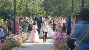 Розовая свадьба на Фестивале роз в Аткарске. 4 августа 2018 г.