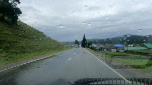 Едем мимо села Паспаул, Чойский район, Республика Алтай август 2023г.