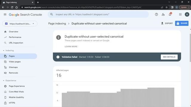 Fix Duplicate without user selected canonical problem | Canonical tag error fix