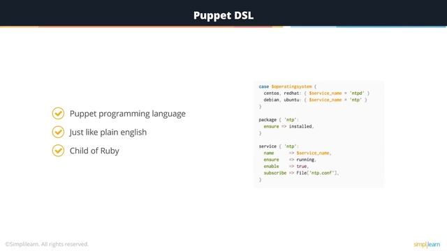 Puppet Full Course | Learn Puppet Step By Step | Puppet Tutorial For Beginners | Simplilearn смотреть онлайн