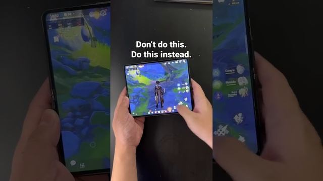 Here’s why the Galaxy Fold is the perfect device for Genshin Impact…