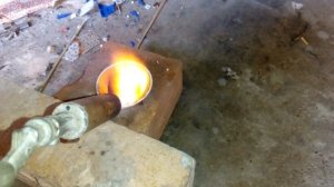 плавка хлорида серебра