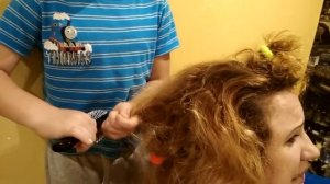 Причёска "Гнездо кукушки". Креатив.