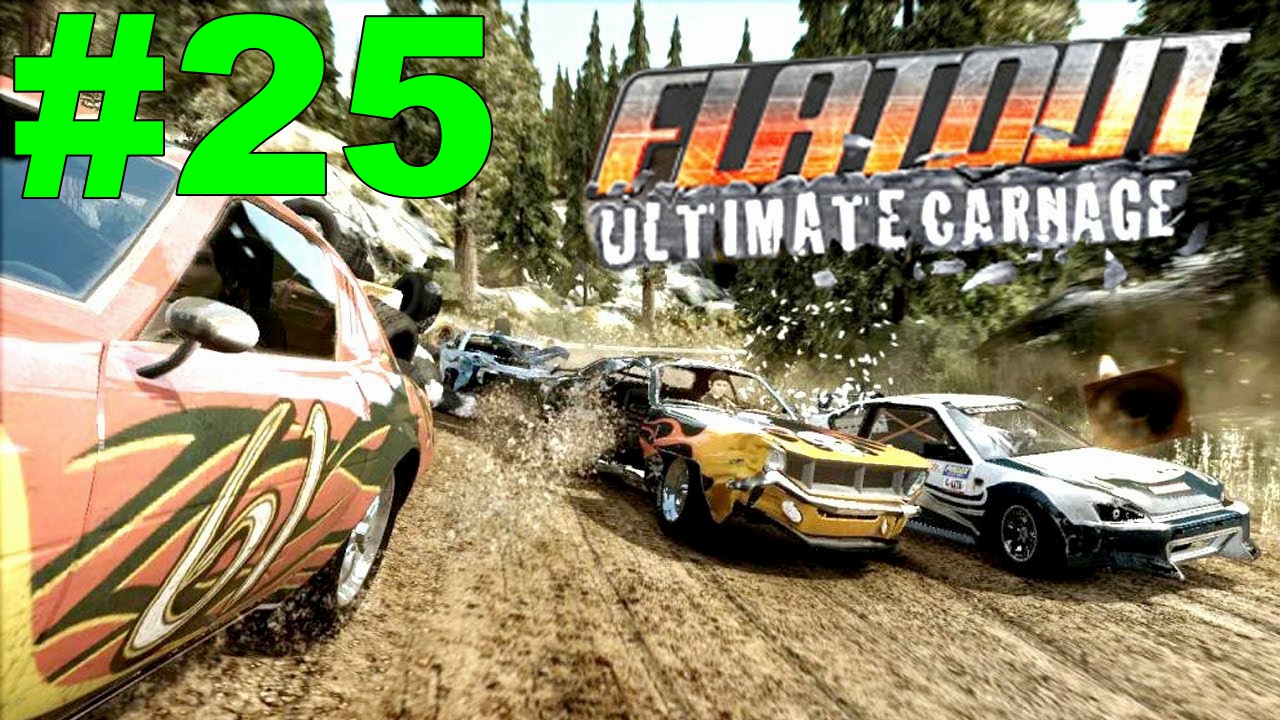 ?FlatOut: Ultimate Carnage. Прохождение на автомобиле "CTR". Кубки с 6 по 9. #25