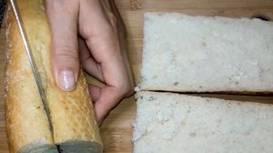 ХРУСТЯЩИЙ БАГЕТ С СЫРОМ И ЧЕСНОКОМ. БЫСТРО И ОЧЕНЬ ВКУСНО.