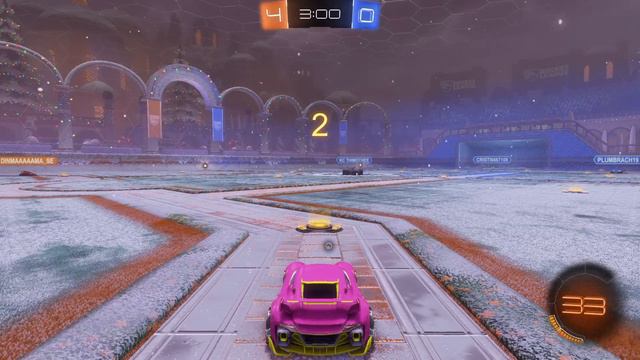 Rocket League играем в хоккей