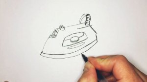 Как нарисовать утюг - How to draw an iron