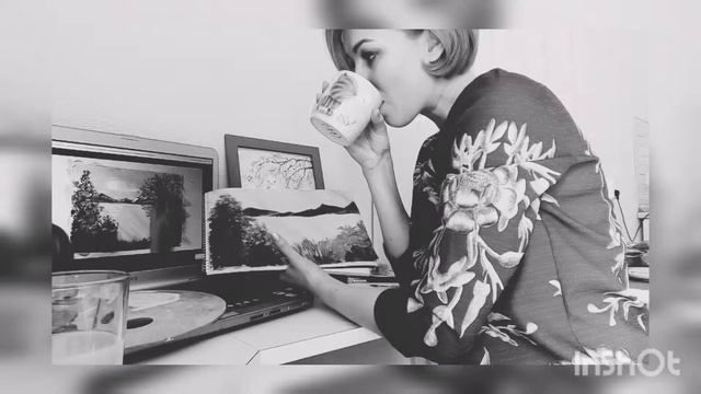 #artmarafon | НИ ДНЯ БЕЗ КИСТИ • ДЕНЬ 4 • Восход в горах смотреть онлайн