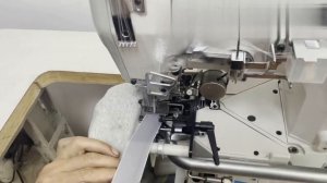 Плоскошовная машина для притачивания резинки предварительно сшитой в кольцо Aurora А-1600D-33/EUT