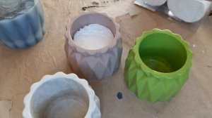 Делаем кашпо из гипса. Формы для гипса с Алиэкспресс