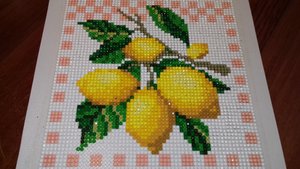 ЛИМОНЫ Алмазная мозайка из Фикс прайс