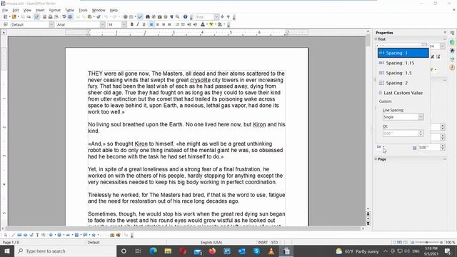 How to Set Line Spacing in Open Office смотреть онлайн