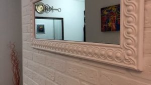 Рама для зеркала из багета(плинтуса потолочного).Самый простой способ.