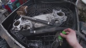 MAN TGX 480 evro 6 опрессовка интеркулера