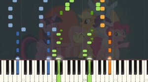 Best Friends Until The End of Time for Synthesia [Real Piano]