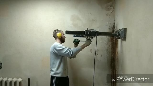 Алмазное бурение отверстия 6 м под землей Прокладка канализации закрытым способом
