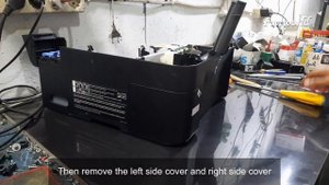 How to disassemble the epson L1110 printer