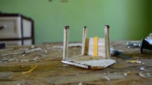 Гараж из спичек своими руками! (Часть 1)