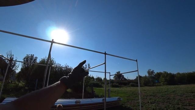 НАВЕС 12*6 СВОИМИ РУКАМИ / Строим сами Семья в деревне смотреть онлайн