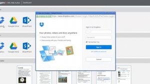 oXygen XML Web Author: Save your files on Dropbox