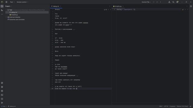 Шо такое if, else, elif, input, str и int и с чем это едят в Python??? смотреть онлайн