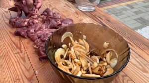 КУРИНАЯ ПЕЧЕНЬ. Как приготовить печень на костре.