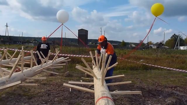 Лучший вальщик леса 2014 Обрезка сучьев