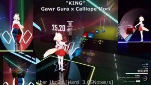 "KING" Gawr Gura x Calliope Mori Cover (by Kanaria) [Hard] / UPDATE 1.29.1