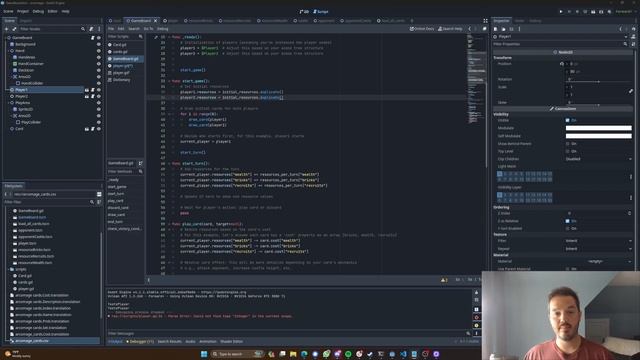 Godot 4.x Card Game Devlog | Creating Dynamic Cards, CSV Data Loading | DEVLOG 4