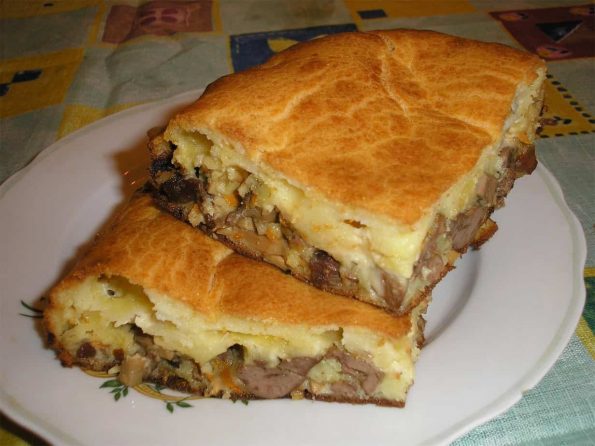 Курник с курицей и картофелем