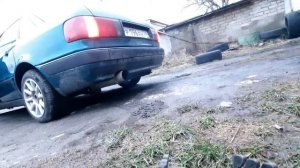 Audi 80 b4 2,8 v6 quattro sound/ауди 80 б4 2,8 v6 прямоток звук