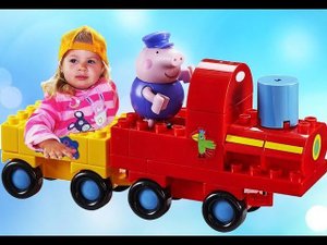 ✿ СВИНКА ПЕППА НОВЫЙ КОНСТРУКТОР Пеппа на Русском Peppa Pig Toys Свинка Пеппа Игрушки Для Детей 2016