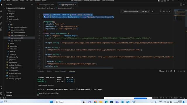 File preview in Angular | Open document URL like .doc, docx, .xlsx, .ppt, .pdf and images in Angula