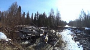 СНОСИТ МОСТЫ.ЛЕДОХОД НА МАЛЫХ РЕКАХ СЕВЕРА.