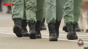 Desfile de La Legión en el Día de la Fiesta Nacional - Paso de Marcha Legionario