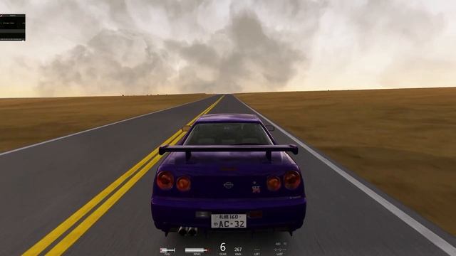 Nissan GTR R34 Top Speed until Engine Broken | Assetto Corsa | Logitech G923 Gameplay | 2K60fps смотреть онлайн