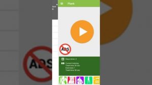 Plank workout app video