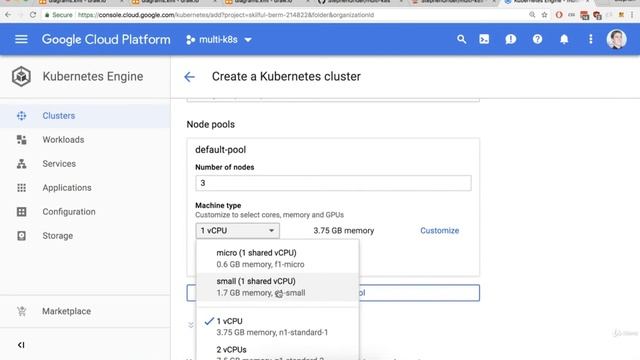 215 Kubernetes  Creating a Cluster with Google Cloud
