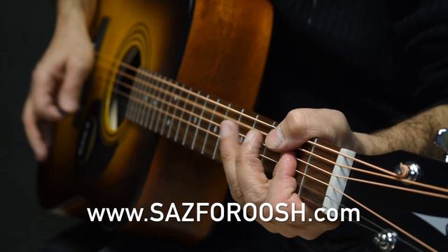 آموزش گیتار یک دقیقه ای سازفروش با اردوان انزابی پور смотреть онлайн