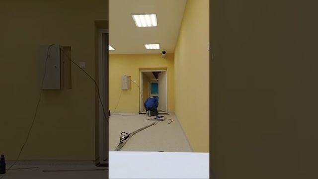 Укладка Коммерческого Гомогенного Линолеума С Заводом На Сте