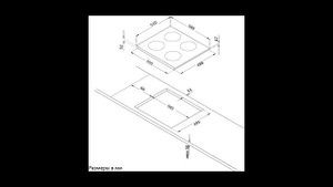 Встраиваемая электрическая панель Korting