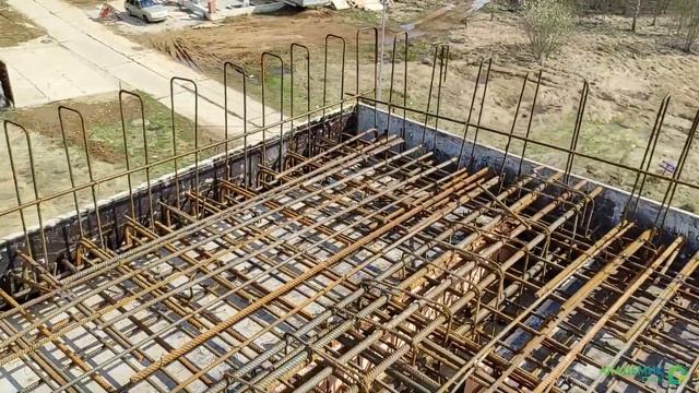 Железобетонное перекрытие 3-его этажа дома в посёлке Певчее смотреть онлайн