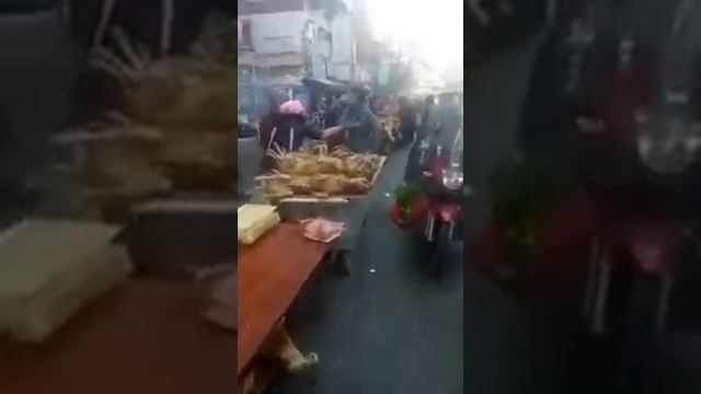 Собачий мясной базар в Китае