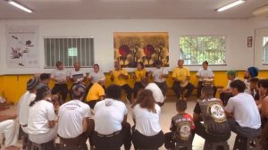 Capoeira Angola Kilombo Angola- roda inauguração- Jackson e Minoro.