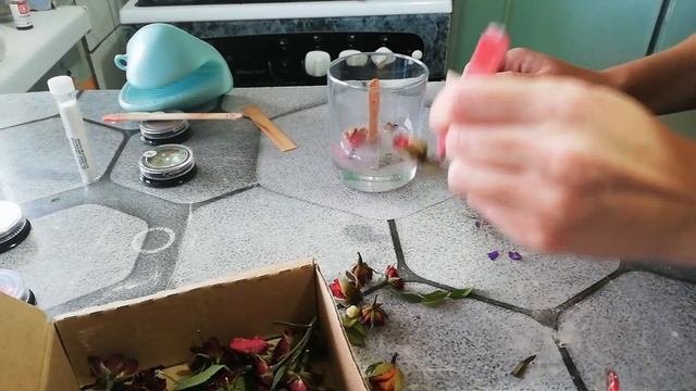 СВЕЧНОЙ ПРОЗРАЧНЫЙ ГЕЛЬ | ОЖИДАНИЕ/РЕАЛЬНОСТЬ Мой первый опыт работы с свечным гелем и сухоцветами