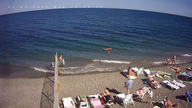 Вебкамера "Пляж Дубны". Запись 31.07.2017 16:00:06 смотреть онлайн